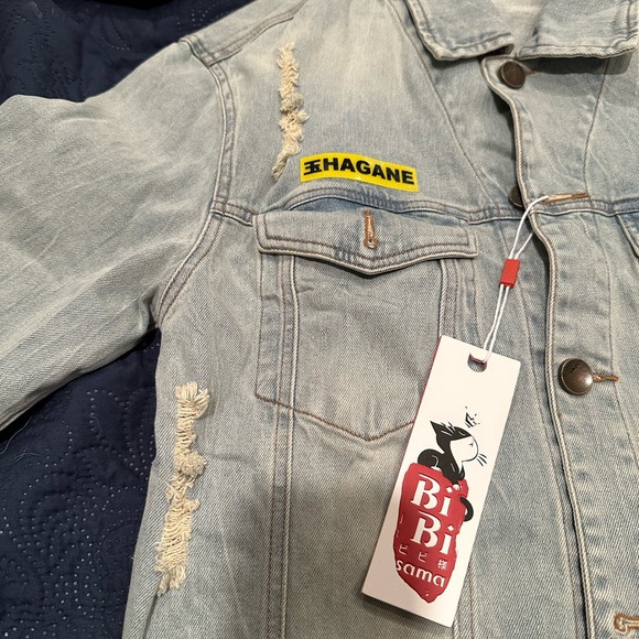 Bibisama Denim Jacket Unisex Large - Picture 12 of 12